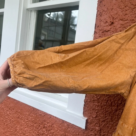 Ava & Viv Women's Plus Size X Copper 3/4 Balloon Sleeve A-Line Dress - Picture 3 of 5